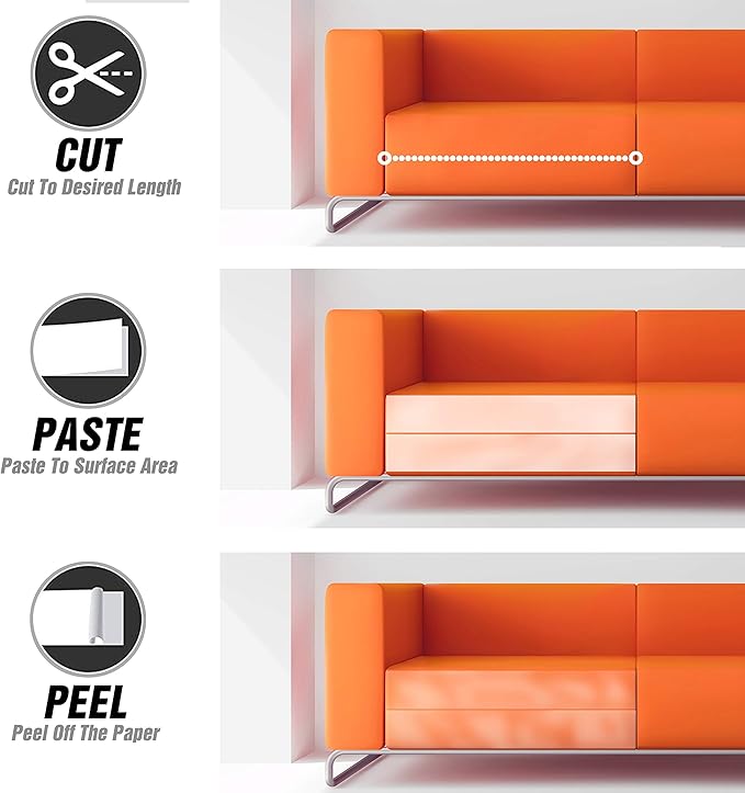 Anti Cat Scratch Tape, 3 inches x 30 Yards Pet Training Tape, 100% Transparent Clear Double Sided Cat Scratch Deterrent Tape, Furniture Protector for Couch, Carpet, Doors, Pet & Kid Safe
