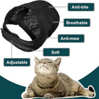9 Pcs Cat Bathing Bag Set Cat Shower Bag Anti Bite and Scratch for Pet Grooming Washing Brush Comb Muzzle Nail Clipper Nail File Tick Tool(Black)