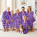 Artsadd Custom Pajamas for Women Men Family, Personalized Face Pjs Pajama Pants, Funny Pet Photo Loungewear Sleepwear Jammies