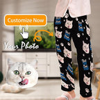 Personalized Pajamas with Faces for Men Women Custom Gifts For Pet Lover Family Cat Dog