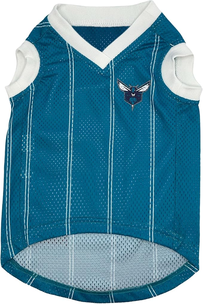 Pets First NBA Charlotte Hornets Dog Jersey, Large - Tank Top Basketball Pet Jersey