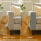 Cat Scratch Mat (3 Pack), 23.6’’ x 11.8’’ Cat Wall Corner Scratcher, Versatile Self-Adhesive Replacement Easy Use for Cat Trees Wall Furniture, Scratching Posts, and Couch Protection (Deep Grey)