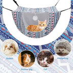 Unittype 2 Pieces Cat Cage Hammock Hanging Pet Bed Double Layer Soft Plush Hanging Pet Comfortable Hammock Bed for Indoor Kitten Ferret Hamster Rabbit or Small Animals, 2 Styles(Boho)