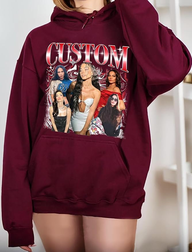 NAZENTI Custom Valentine Shirt Gifts for Boyfriend, Customized Bootleg Rap Tee