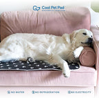 The Green Pet Shop Cool Pet Pad - Extra Large, Disney’s Mickey & Minnie Mouse - Self-Cooling, Pressure Activated Mat for Dogs & Cats from 80+ lbs - Non-Toxic Gel, No Water Needed