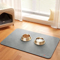 Cat Dog Food Mat, Rapid Water Absorption Dog Mat for Food and Water,100% Waterproof Cat Dog Bowl Mat, Pet Food Mat for Messy Drinkers to Protect Floors, Pet Accessories Supplies