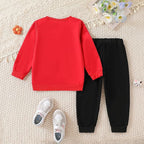 4-8T Toddler Girl Clothes Cat face print Short Sleeve Top+Pants Outfits Girl Spring and summer 2-Piece Set