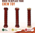 Nylabone Textured Bone Power Chew Toy for Dogs, Durable & Tough Dog Toys for Aggressive Chewers, Basted Blast Bacon and Steak Flavor, Large Dogs - Up to 50 lbs, 1 Count