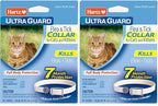 Hartz UltraGuard Flea & Tick Collar for Cats and Kittens,7 Month Flea and Tick Protection-and Prevention,White,(Pack of 2)