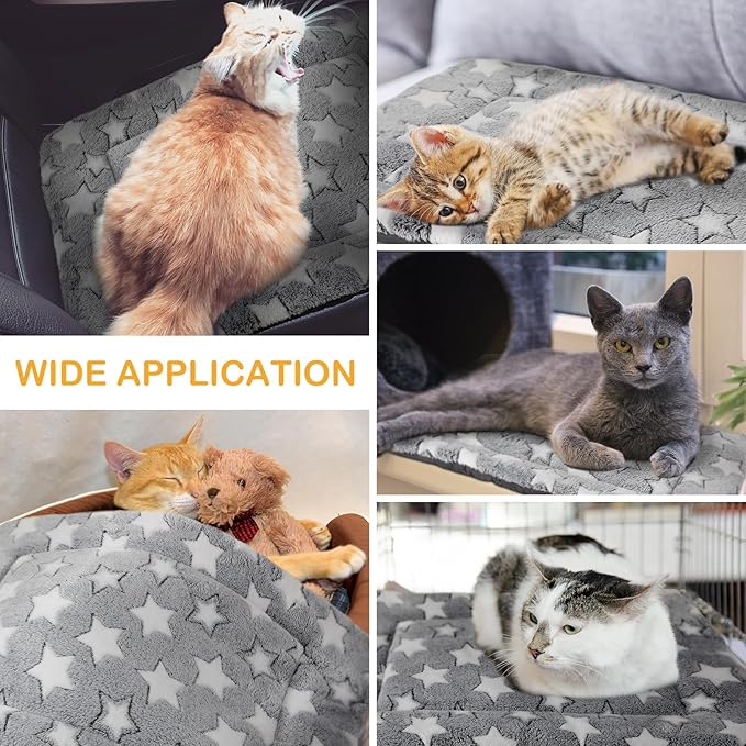 VitalCozy 4 Pcs Dog Crate Pads, Ultra Soft Warm Washable Anti-Slip Kennel Bed Mat for Pets, Reversible, Replaceable, Cozy Cage Liner for Small Medium Large Dogs and Cats(24 x 36 x 1.6 Inch,Gray)