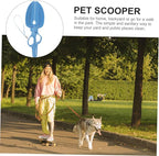 Portable Scissors Shape Dog Pooper Scooper with High-Tension Springs Small Lightweight Pet Waste Picker for Indoor Outdoor Use Plastic Poop Scoop Tool for Dogs Cats Puppies