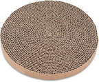 Best Pet Supplies Catify Cat Scratcher, Fun Interactive Scratchers, Posts, Poles, Claw Safe, Furniture Saver Indoor Play Support Natural Cat Behaviors Heavy Duty - 5 Pack Round