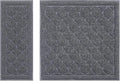 unipaws Cat Litter Trapping Mat, Litter Box Scatter Control Pad, Litter Free Floors and Urine Waterproof, Gentle on Paws, No Phthalate