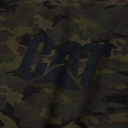 CAT Men's Trademark T-Shirts with Shape-Retention Rib Trim Spandex, Tagless Neck, and Cat Logo on Left Chest