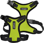 Voyager Step-in Pet Harness - All Weather Mesh, Adjustable Step in Harness for Cats and Dogs by Best Pet Supplies - Lime Green/Black Trim, S