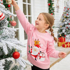 RETSUGO Toddler Baby Girls Sweatshirts Casual Pullover Crewneck Winter Long Sleeve Tops Shirts Clothes 3T-8T