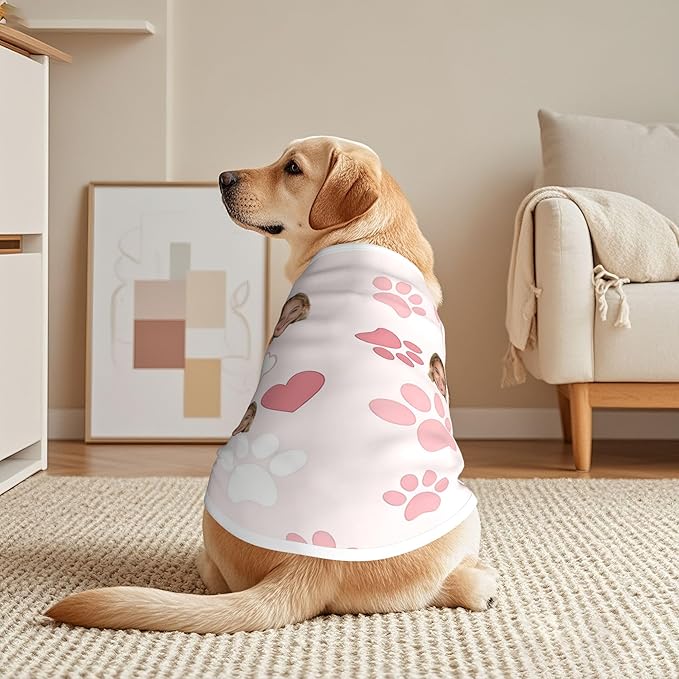Personalized Matching Dog and Owner Clothes Separately Sold, Custom Face Nightgown for Women Dogs