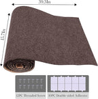 15.7'' x 39.3'' Cat Scratch Furniture Protector Adhesive Trimmable Cloth Couch Anti-Scratch Cover DIY Climb Couch Protector from Cat Claws, Covering Cat Tower, Replacement Pads，Brown