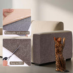 2 Pack Cat Scratch Furniture Protector Trimmable DIY Climbing Scratching for Indoor Couch Protector from Cat Claws, Walls and Tower Replacement (Brown, 15.7’‘ x 78.7'')
