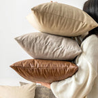 Oversized Vintage Decorative Pillow Covers 28x28, Pack of 2 Thickened Abrasion Farmhouse Faux Leather Cushion Cover, for Home Decor Outdoor Pet Hair Resistant Throw Pillow Covers Olive Green