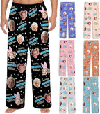 Personalized Pajamas with Faces for Men Women Custom Gifts For Pet Lover Family Cat Dog