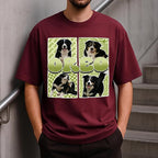 H-DEWALL Custom Shirts Custom Bootleg Rap Shirt for Him Custom Face Shirt with Photo Pet Custom Tees Gift for Dog Cat Lover