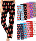 Customized Face Pajama Custom Pajama Pants with Photo for Women Mom