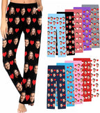 Customized Face Pajama Custom Pajama Pants with Photo for Women Mom
