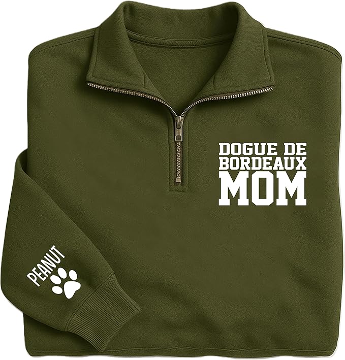 UrbanNEST Custom Dog Mom Sweatshirt, Cute & Cozy Gift for Dog Lovers, Perfect for Pet Moms