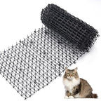 6.5ft Cat Scat Mat with Soft Spikes, Humane Indoor/Outdoor Cat Deterrent Mat for Garden, Countertops & Furniture, 78" x 11" Plastic Repellent Strip