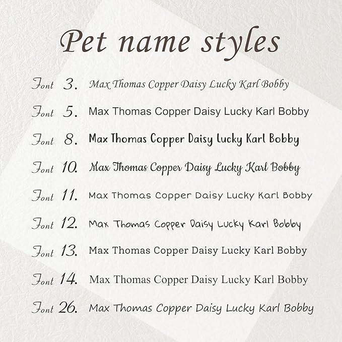 Anavia Slide On Silent Pet ID Tags, S/M/L/XL Personalized Black Stainless Steel Colored Silicone Cat Dog Name Tag, Customized Engraved Nameplate, Quiet Chew-Proof Pet Collar Tag (Blue, Medium)