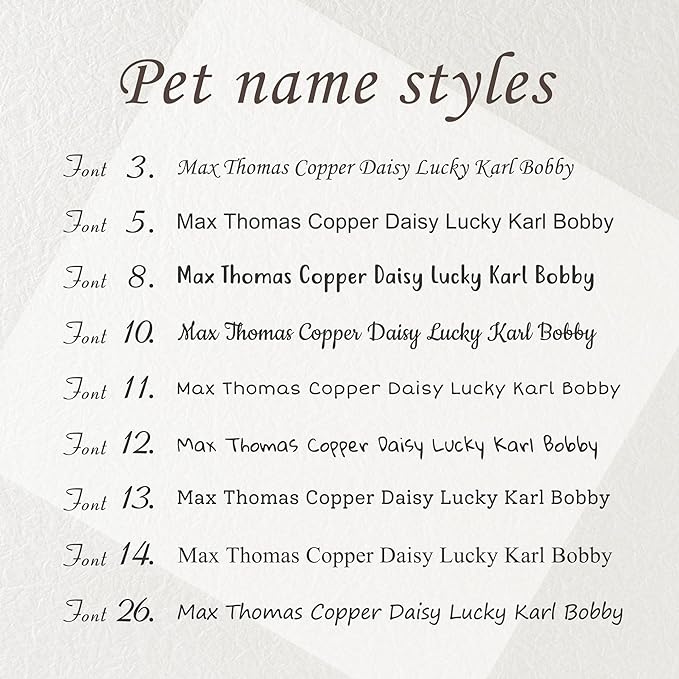 Anavia Slide On Silent Pet ID Tags, S/M/L/XL Personalized Black Stainless Steel Colored Silicone Cat Dog Name Tag, Customized Engraved Nameplate, Quiet Chew-Proof Pet Collar Tag (Red, X-Large)