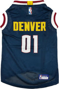 Pets First NBA Denver Nuggets Dog Jersey, X-Large - Tank Top Basketball Pet Jersey