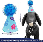 6pcs/Pack Mini Dog Party Hats for Small XS Cat Puppy Doggie Kitten Rabbit Stuffed Animals Birthday Holiday Party Grooming Accessories