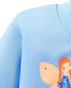 RETSUGO Toddler Baby Girls Sweatshirts Casual Pullover Crewneck Winter Long Sleeve Tops Shirts Clothes 3T-8T