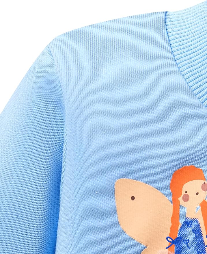 RETSUGO Toddler Baby Girls Sweatshirts Casual Pullover Crewneck Winter Long Sleeve Tops Shirts Clothes 3T-8T