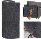 SHENGOCASE 157.5"x15.8" Trimmable Self-Adhesive Carpet Mat Pad Replacement for Cat Tree Shelf Shelves, Cat Wall Furniture Steps, Carpet Scratching Post Scratcher Couch Protector (Dark Grey)