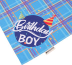 ADOGGYGO Dog Birthday Party Supplies, Blue Birthday Boy Puppy Bandana, Bowtie, Numbers, Party Hat for Small Dogs (Small)