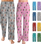 Personalized Face Pajama Pants for Men Women Custom Photo Printed Pajamas Bottoms Trousers Gift for Christmas Birthday