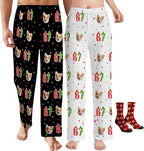 Custom Pajama Pants for Women Men, Personalized 67 Name Photo PJ Family Six Seven Matching Sleep Bottoms Birthday Xmas Gifts