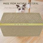 3 Pack Cardboard Cat Scratcher Pads Cat Scratching Board for Indoor Cats 16.5″Lx8.1″Wx0.8″H Dual-Side Corrugated Cats Scratching Post Reusable Supplies