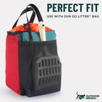 OutdoorBengal Travel Litter Box for Cats Small & Foldable - Non-Stick Portable Litter Box for Cat Traveling, No-Mess, Collapsible Litterbox (Essentials Traveling with Cats by Car, Plane, and Camping)