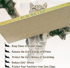 3 Pack Cardboard Cat Scratcher Pads Cat Scratching Board for Indoor Cats 16.5″Lx8.1″Wx0.8″H Dual-Side Corrugated Cats Scratching Post Reusable Supplies