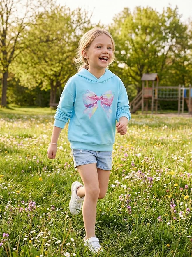 WELAKEN Sweatshirts for Girls Toddler & Kids II Little Girl's Pullover Tops Sweaters & Hoodies