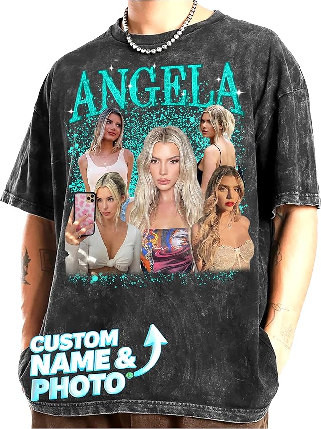 NAZENTI Custom Valentine Shirt Gifts for Boyfriend, Customized Bootleg Rap Tee