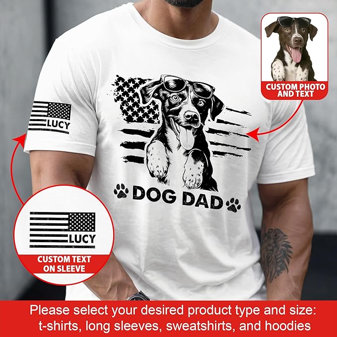 Customized Awesome Like My Daughter Shirts, Fathers Day Shirt with Kids Names, Funny Dad Shirts for Men
