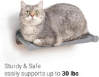 SVD.PET Cat Wall Shelves, 17" x 8" Wall Furniture with Felt Pad, Modern Design, Easy to Install & Clean, Cat Perch for Sleeping & Playing (Dark Grey)
