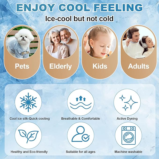 OTOB Cooling Dog Couch Cover Ice Silk Fiber, Washable & Non Slip Sofa Protector, Soft Pet Bed Mat, Durable Pet Friendly Sofa Covers(Cream, 28"*70")