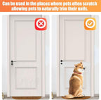Pet Nail Self Adhesive Replacement Emery Paper Fits Most Dog Scratch Pad Cat Litter Box DIY on The Places Where Pets Like to Scratch Alternatives to Cat and Dog Nail Clippers (10in*13ft, White)