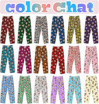 Custom Pajamas Pants Plaid Personalized Funny PJ Pant Design with Face Pajama for Men Women Dog Pet